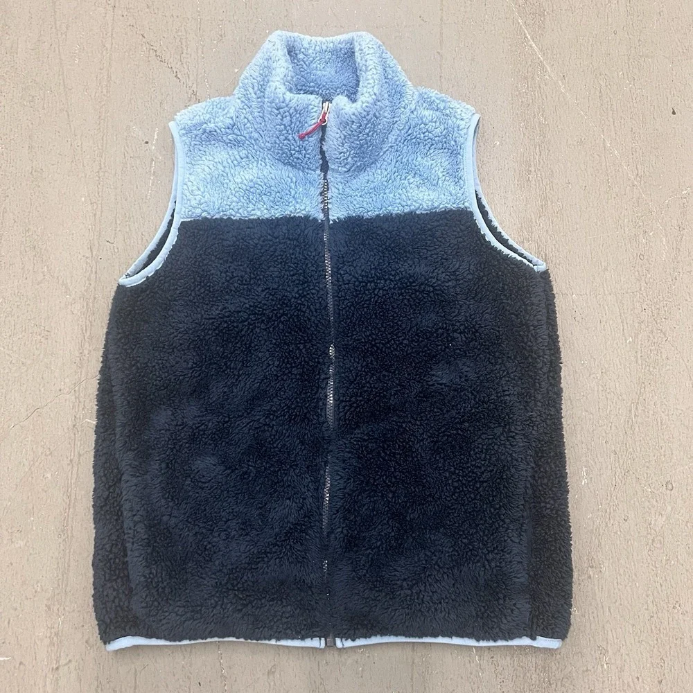 Eddie Bauer Fast Fleece Plush Vest Womens M Regular Fit Gorpcore Hiking Outdoors